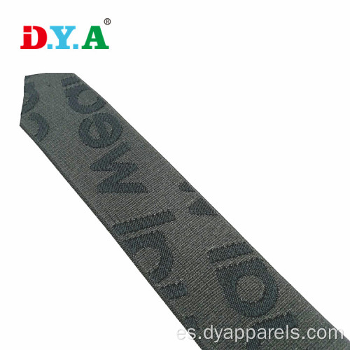 Logotipo personalizado Soft Nylon Webbing Elastic para ropa interior